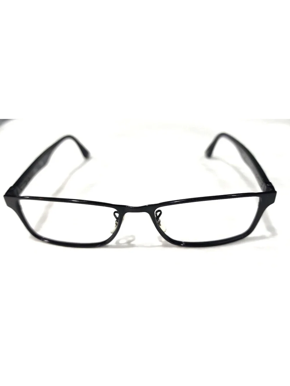 Ray Ban RB6238 2509 Black Metal Rectangle Eyeglasses 55-17 145 WHA